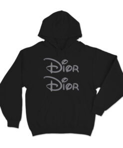 Dior X Disney Land Logo Parody Hoodie