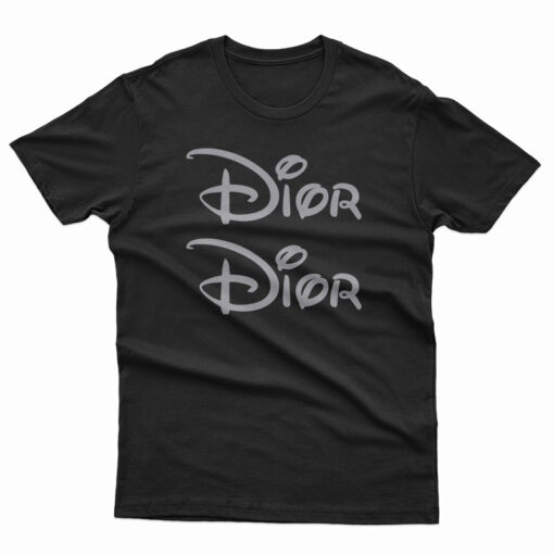 Dior X Disney Land Logo Parody T-Shirt
