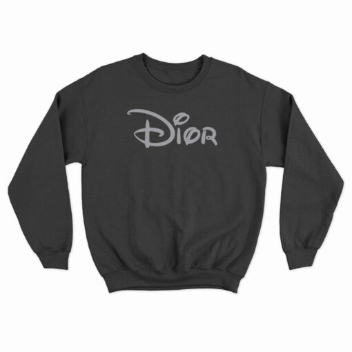 Dior X Disney Logo Parody Sweatshirt
