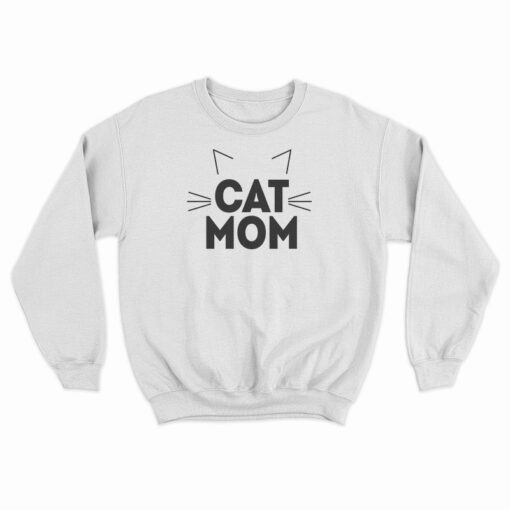 Cat Mom Ears and Whiskers Sweatshirt