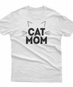 Cat Mom Ears and Whiskers T-Shirt