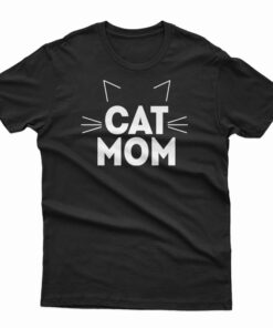 Cat Mom Ears and Whiskers T-Shirt