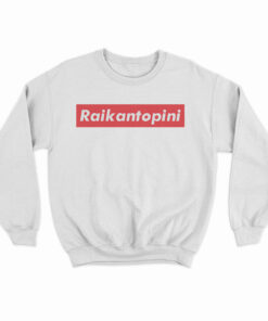 Raikantopini Red Box Logo Sweatshirt