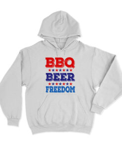 BBQ Beer Freedom America USA Party Hoodie