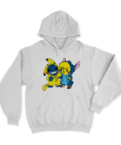 Stitch And Pikachu Hoodie