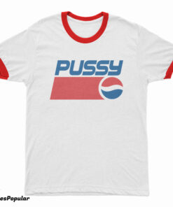 Pussy Parody Ringer T-Shirt