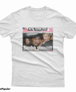 New York Post Bimbo Summit T-Shirt