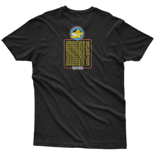 Vintage The Simpsons Featuring Phish Springfield Tour 2002 T-Shirt