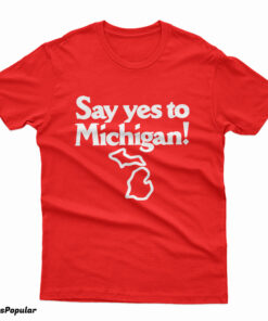 Jack White Say Yes To Michigan T-Shirt