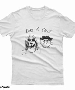 Kurt Cobain And Ernie Sesame Street Meme T-Shirt