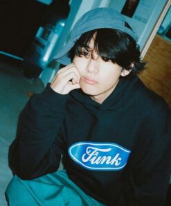 Kim Taehyung V Ford Funk Logo Parody Hoodie