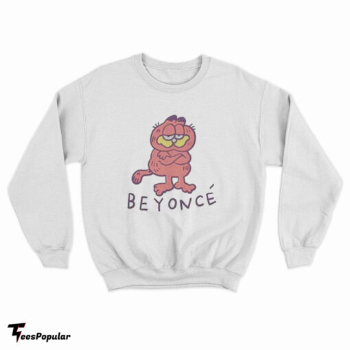 Beyoncé Garfield Cartoon Parody Sweatshirt