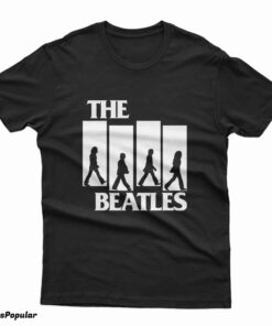Black Flag The Beatles Abbey Road Logo Parody T-Shirt