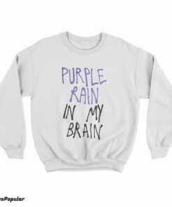 Lady Gaga Purple Rain In My Brain Sweatshirt