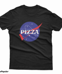 Pizza Nasa Logo Parody T-Shirt