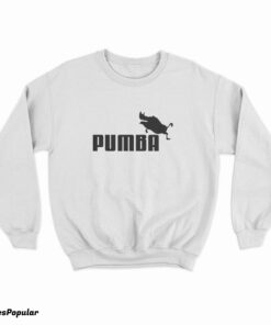 Pumba Puma Logo Parody Sweatshirt