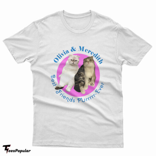 Deadpool Olivia And Meredith Best Friends Purr Ever T-Shirt