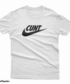NK Cunt Logo Parody T-Shirt
