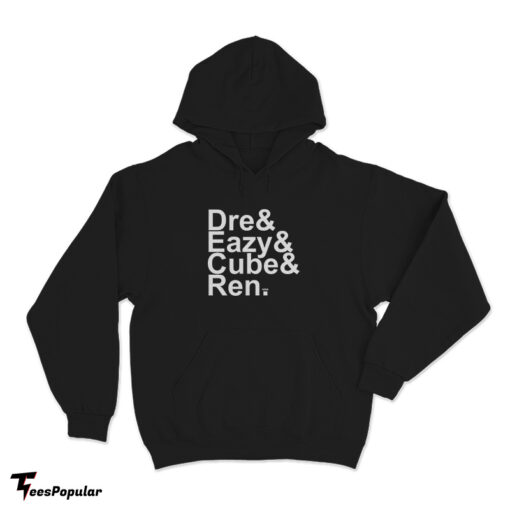 Dre And Eazy And Cube And Ren NWA Hoodie