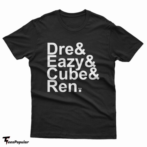 Dre And Eazy And Cube And Ren NWA T-Shirt