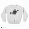 Pika Pikachu Pokemon Puma Logo Parody Sweatshirt