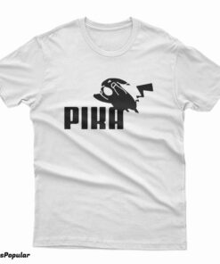 Pika Pikachu Pokemon Puma Logo Parody T-Shirt
