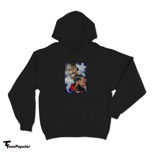 Two Legends Nipsey Hussle And Tupac Hoodie