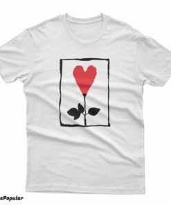 Tv Show Friends Rachel Green Heart Rose T-Shirt