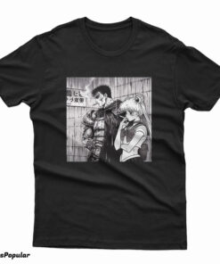 Berserk Sailor Moon Smoking T-Shirt