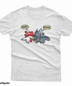 Vintage 1993 No Fear Pussy Vs Chicken T-Shirt