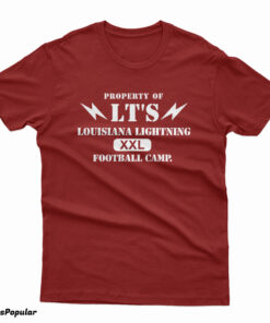 Louisiana Lightning XXL Football Camp T-Shirt